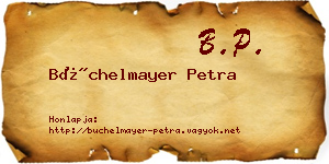 Büchelmayer Petra névjegykártya